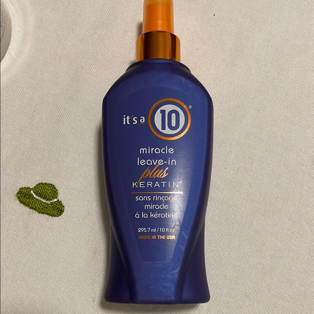 Miracle Leave-In Plus Keratin - 10 oz . Not used.